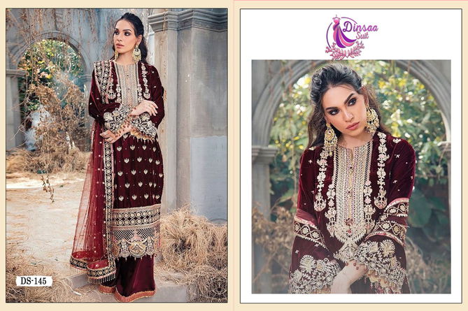 Dinsaa anaya 1 Heavy Festive Wear Wholesale Pakistani Salwar Suits